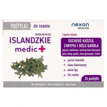 Zdjęcie produktu - NEXON Islandzkie medic+, 24 pastylki do ssania