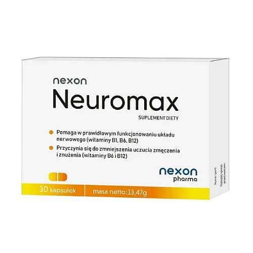 Zdjęcie produktu - Neuromax, 30 kaps. - witaminy z grupy B