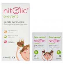 Zdjęcie produktu - Nitolic Prevent Gumki do włos&oacute;w przeciw wszom, 4szt.