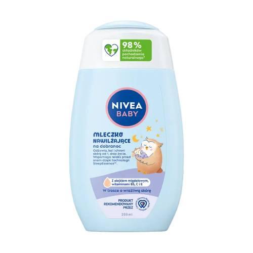 Zdjęcie produktu - NIVEA Baby Mleczko nawilżające do ciała na dobranoc, 200ml