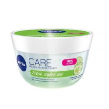 Zdjęcie produktu - Nivea Care Fresh Hydro Gel Żelowy krem do twarzy og&oacute;rek i kwas hialuronowy, 100ml