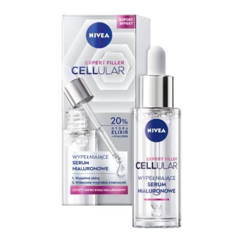 Zdjęcie produktu - Nivea Cellular Expert Filler Wypełniające serum hialuronowe, 30 ml