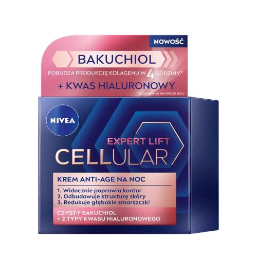 Zdjęcie produktu - NIVEA Cellular Expert Lift Anti Age krem na noc, 50ml