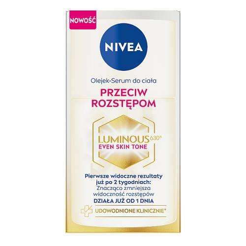 Zdjęcie produktu - NIVEA Cellular Luminous 630&deg; Olejek-serum do ciała przeciw rozstępom, 100ml