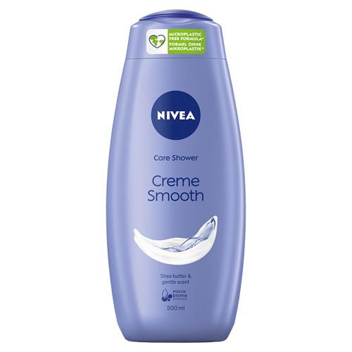 Zdjęcie produktu - NIVEA Creme Smooth Kremowy żel pod prysznic, 500ml