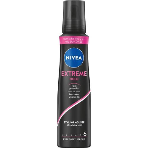 Zdjęcie produktu - NIVEA Extreme Hold 6 Pianka do włos&oacute;w, 150ml
