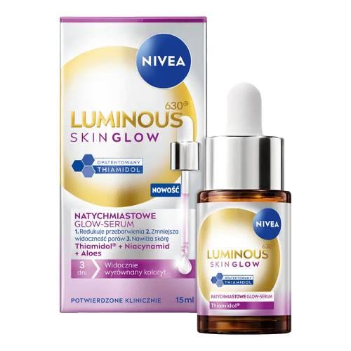 Zdjęcie produktu - Nivea Luminous Skin Glow Natychmiastowe Glow - Serum, 15 ml