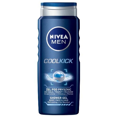 Zdjęcie produktu - NIVEA MEN Fresh Kick Żel pod prysznic, 500ml