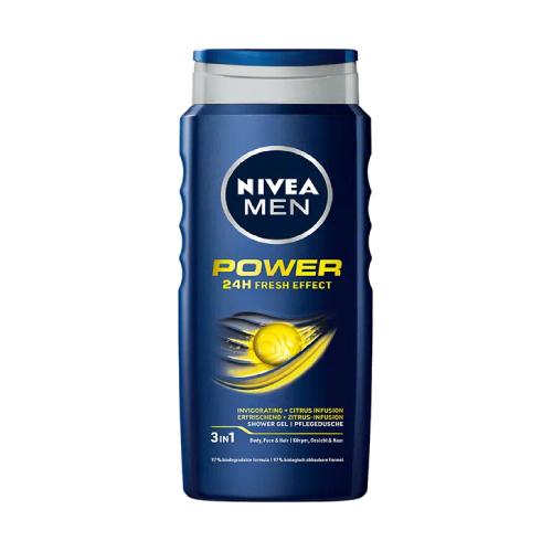 Zdjęcie produktu - NIVEA Men Power Fresh żel pod prysznic, 500ml