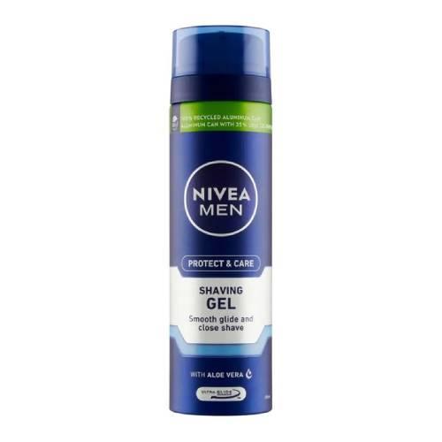 Zdjęcie produktu - NIVEA MEN Protect&Care Żel do golenia, 200ml