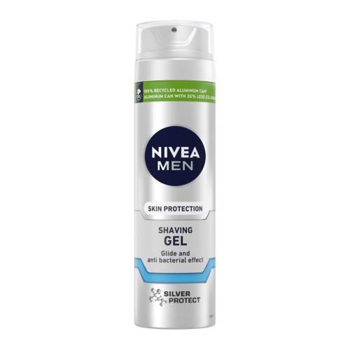 Zdjęcie produktu - NIVEA MEN Silver Protect Żel do golenia, 200ml