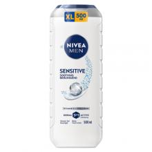 Zdjęcie produktu - NIVEA MEN Żel pod prysznic SENSITIVE, 500ml