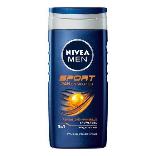 Zdjęcie produktu - NIVEA Men Sport Żel pod prysznic, 250ml