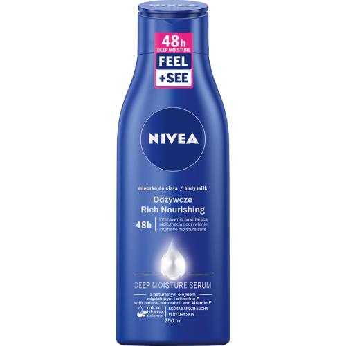 Zdjęcie produktu - NIVEA Odżywcze mleczko do ciała, 250ml