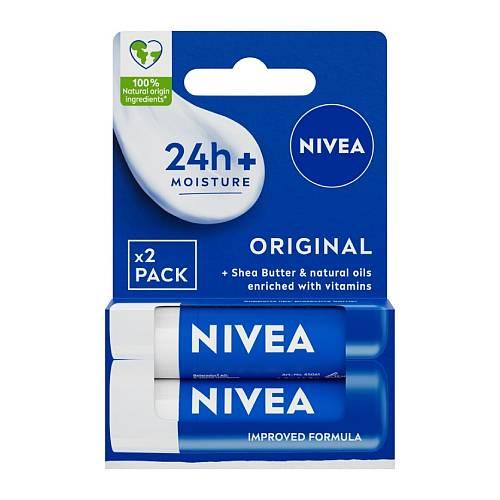 Zdjęcie produktu - NIVEA Original Duopack Pomadka do ust, 2 x 4,8 g