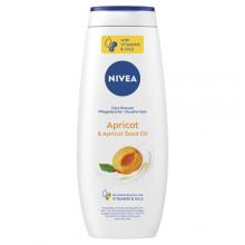 Zdjęcie produktu - NIVEA Pielęgnujący żel pod prysznic z naturalnym olejkiem z nasion moreli, 500ml