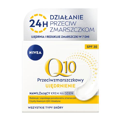 Zdjęcie produktu - NIVEA Q10 Przeciwzmarszczkowy krem do twarzy na dzień SPF 30, 50 ml