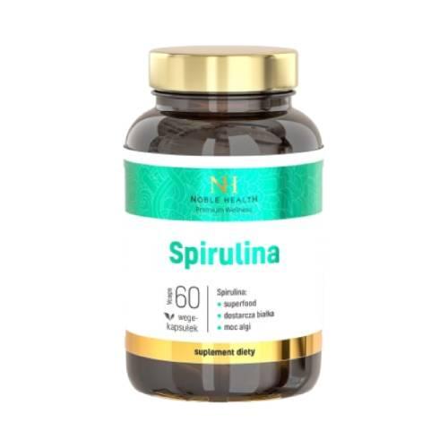 Zdjęcie produktu - NOBLE HEALTH Spirulina, 60kaps.