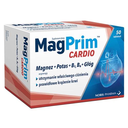 Zdjęcie produktu - MAGPrim Cardio, 50 tabletek powlekanych