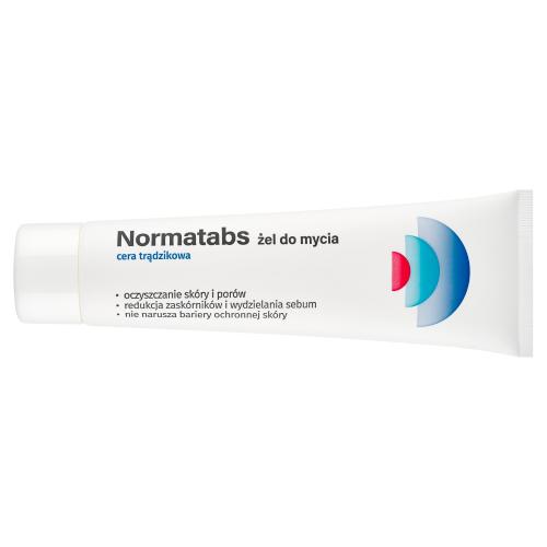 Zdjęcie produktu - Normatabs Żel do mycia twarzy do cery trądzikowej, 150 ml