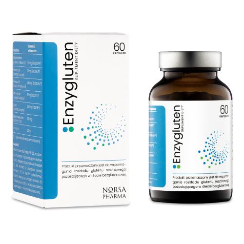 Zdjęcie produktu - NORSA PHARMA Enzygluten, 60 kaps.