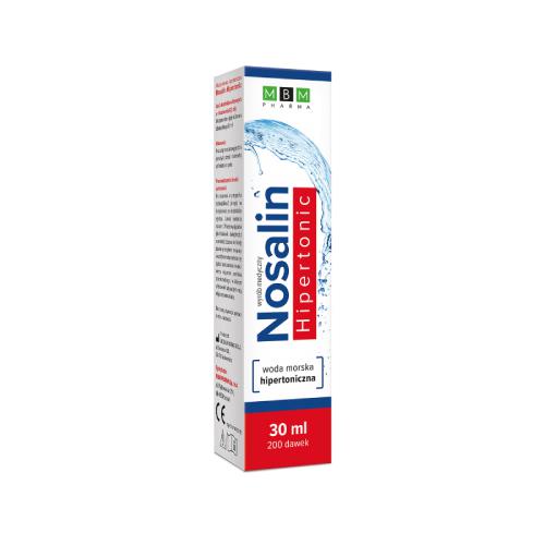 Zdjęcie produktu - Nosalin Hipertonic Woda morska hipertoniczna, 30ml