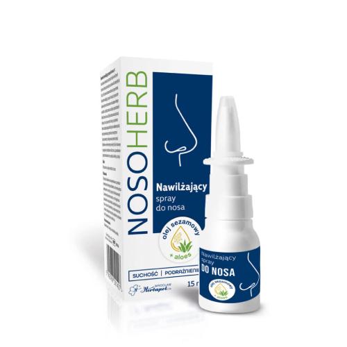 Zdjęcie produktu - NOSOHERB Nawilżający spray do nosa, 15ml