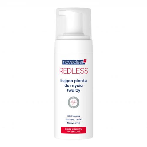 Zdjęcie produktu - NOVACLEAR REDLESS Kojąca pianka do mycia twarzy, 100ml