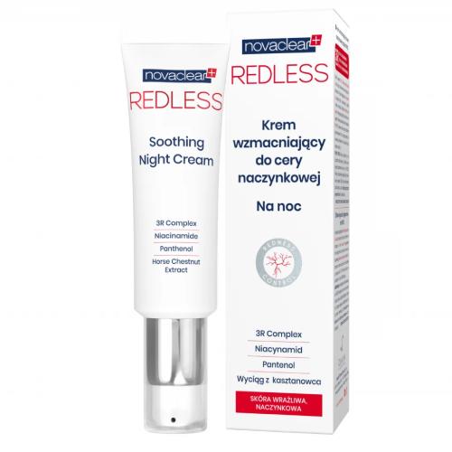 Zdjęcie produktu - NOVACLEAR REDLESS Krem wzmacniający do cery naczynkowej na noc, 50ml