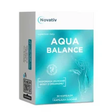 Zdjęcie produktu - Novativ Aqua Balance, 30kaps. KR&Oacute;TKA DATA 31.12.2026