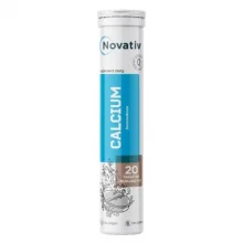 Zdjęcie produktu - Novativ Calcium, 20tabl. musujących