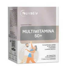 Zdjęcie produktu - Novativ Multiwitamina 50+, 60tabl. powlekanych
