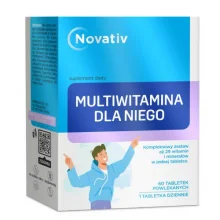 Zdjęcie produktu - Novativ Multiwitamina dla Niego, 60tabl. powl.