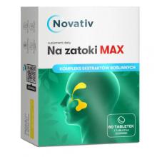 Zdjęcie produktu - Novativ Na zatoki Max, 60 tabl.