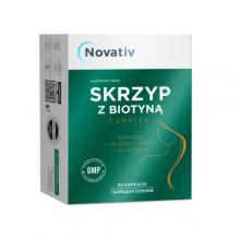 Zdjęcie produktu - Novativ Skrzyp z biotyną complex, 60kaps.