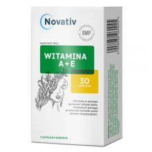 Zdjęcie produktu - Novativ Witamina A+E, 30kaps.