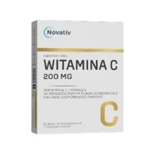 Zdjęcie produktu - Novativ Witamina C 200mg, 60tabl.