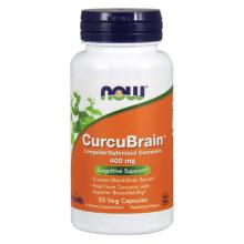 Zdjęcie produktu - NOW CurcuBrain LongVida, 400mg, 50 kapsułek