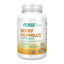 Zdjęcie produktu - NOW Foods BERRYDOPHILUS Kids, 120 tabletek 