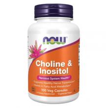 Zdjęcie produktu - Now Foods Cholina i Inozytol 500 mg, 100 kapsułek