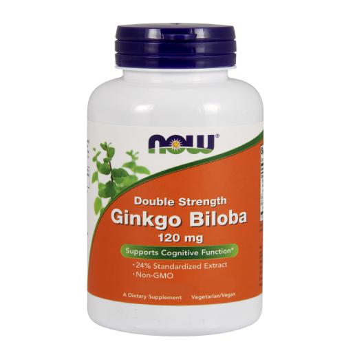 Zdjęcie produktu - NOW FOODS Ginkgo Biloba 120mg, 50 kaps.