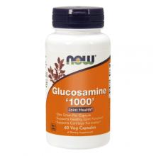 Zdjęcie produktu - NOW FOODS Glukozamina HCl 1000mg, 60 kaps.