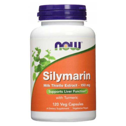 Zdjęcie produktu - NOW FOODS Silymarin Ekstrakt z nasion ostropestu 150mg, 120 kapsułek