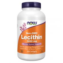 Zdjęcie produktu - NOW Lecithin 1200 mg- 200 kaps.