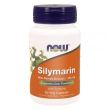 Zdjęcie produktu - NOW Silymarin Wyciąg z nasion ostropestu 150mg, 60kaps.