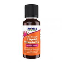 Zdjęcie produktu - NOW Vitamin D-3 Liquid- 30ml KR&Oacute;TKA DATA 31.10.2026