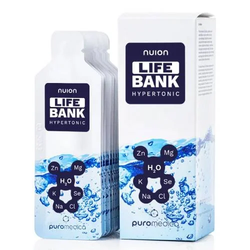 Zdjęcie produktu - Puromedica Nuion Life Bank Hypertonic, 10 sasz.