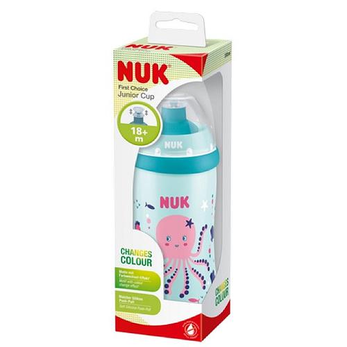 NUK First Choice Junior Cup Kubek 18m+ turkusowy, 300ml 