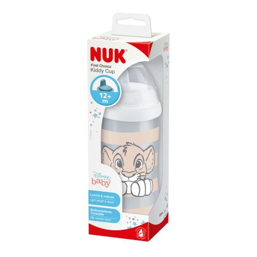 NUK First Choice Kiddy Cup Kubek niekapek Kr&oacute;l Lew 12m+ 300ml