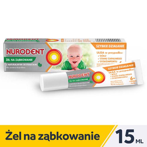 Zdjęcie produktu - NURODENT żel na ząbkowanie, 15ml